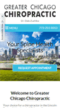 Mobile Screenshot of greaterchicagochiropractic.com